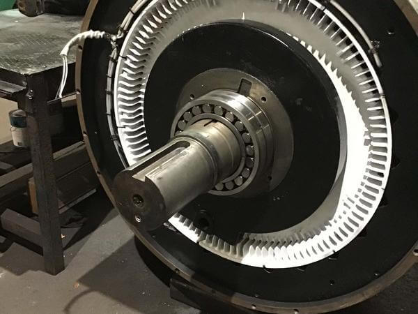Press drive repair - rewinding